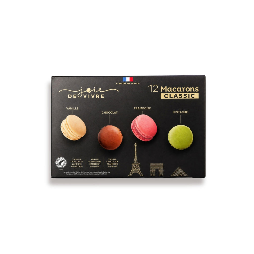Joie de Vivre 12 Macarons Classic gift box