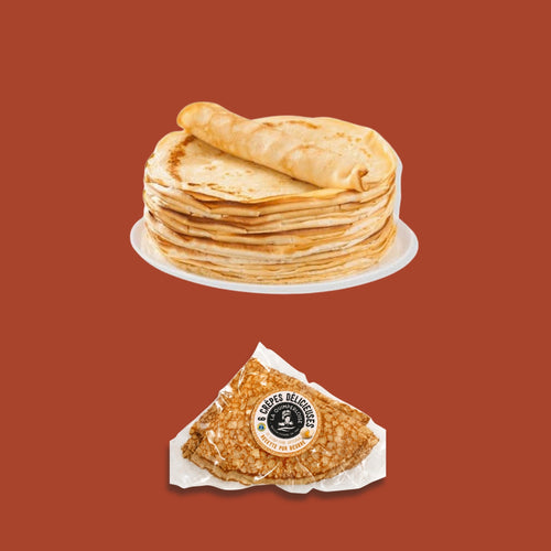 Breton Crêpes – stack of crepes with pack of 6